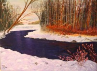 Wintery Scene in Vermont