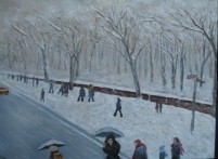 A Wintery Scene in NYC (5th Ave & 79th St.)