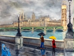 A rainy day in London Town>